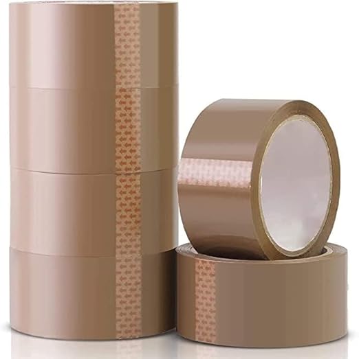 BROWN TAPE PARCEL PACKING PACKAGING CARTON SEALING "STIKKY" ROLLS 48MM X 66M - View #10