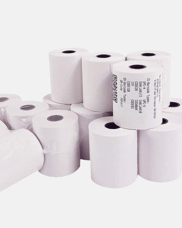 Thermal Paper Till Rolls for Credit Card All PDQ Machines 57x48x12.7mm (Box of 20)