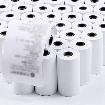 Thermal Paper Till Rolls for Credit Card All PDQ Machines 57x30x12.7mm (Box of 20)