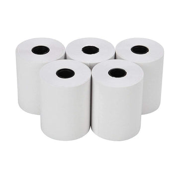 Thermal Paper Till Rolls for Credit Card All PDQ Machines 57x46x12.7mm (Box of 20)