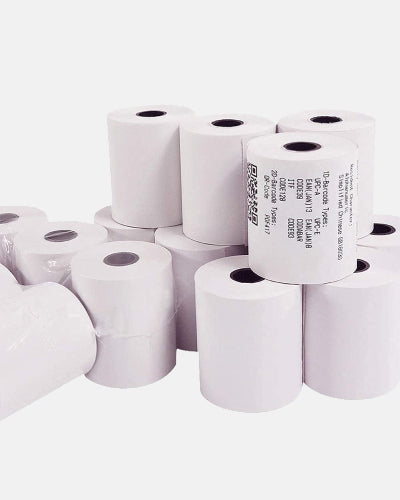 Thermal Paper Till Rolls for Credit Card All PDQ Machines 58x48x12.7mm (Box of 20)