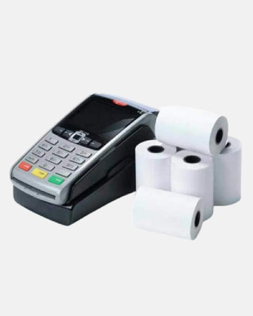 Thermal Paper Till Rolls for Credit Card All PDQ Machines 57x35x12.7mm (Box of 20)